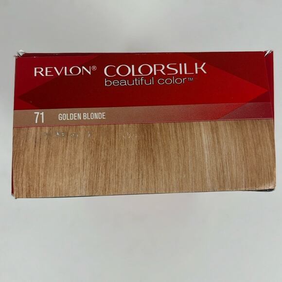 Revlon Colorsilk Hair Color Permanent 71 Golden Blonde Ammonia Free Keratin - Picture 6 of 7